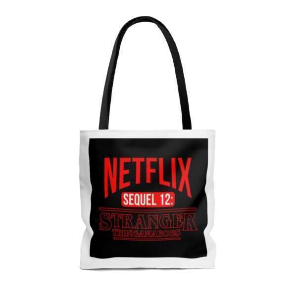 AOP Tote Bag - Netflix Sequel 12: Stranger Thingamabobs - Image 2