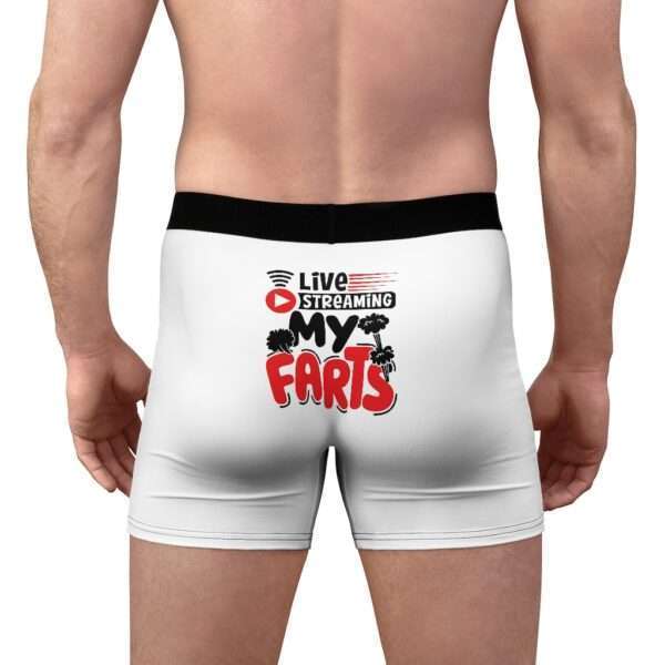 Men's Boxer Briefs - Live Streaming My Farts