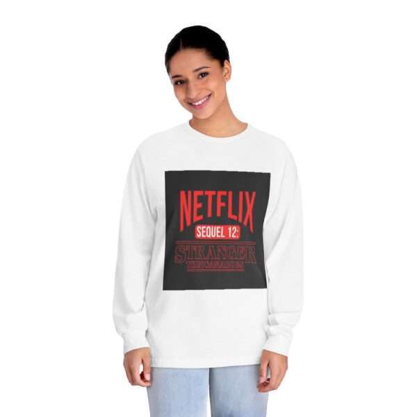 Unisex Classic Long Sleeve T-Shirt - Netflix Sequel 12: Stranger Thingamabobs - Image 3