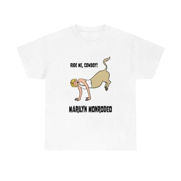 Unisex Heavy Cotton Tee - Marilyn Monrodeo - Image 2