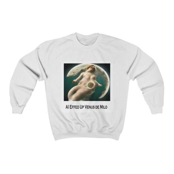 Unisex Heavy Blend™ Crewneck Sweatshirt - AI Effed Up Venus de Milo