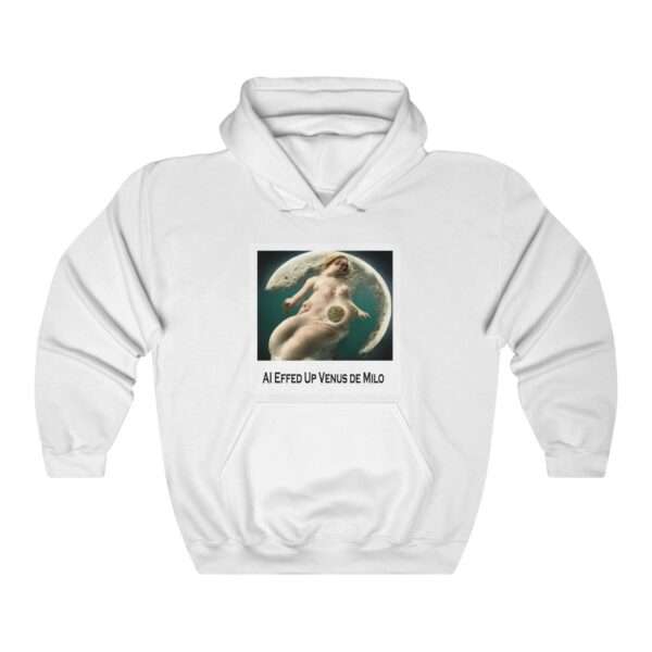 Unisex Heavy Blend™ Hooded Sweatshirt - AI Effed Up Venus de Milo