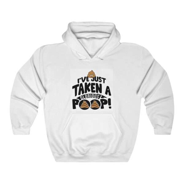 Unisex Heavy Blend™ Hooded Sweatshirt - I’ve Just Taken a Glorious Poop!