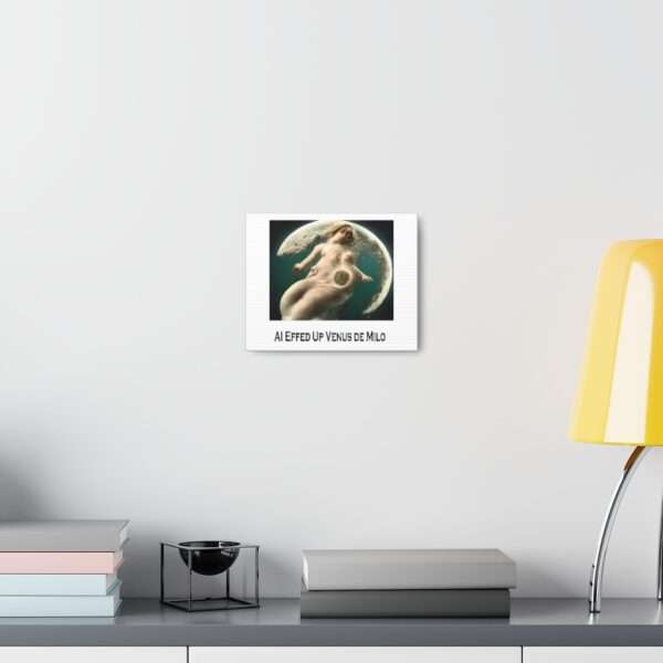 Funny Canvas Art Print Gallery Wrap - AI Effed Up Venus de Milo - Image 9