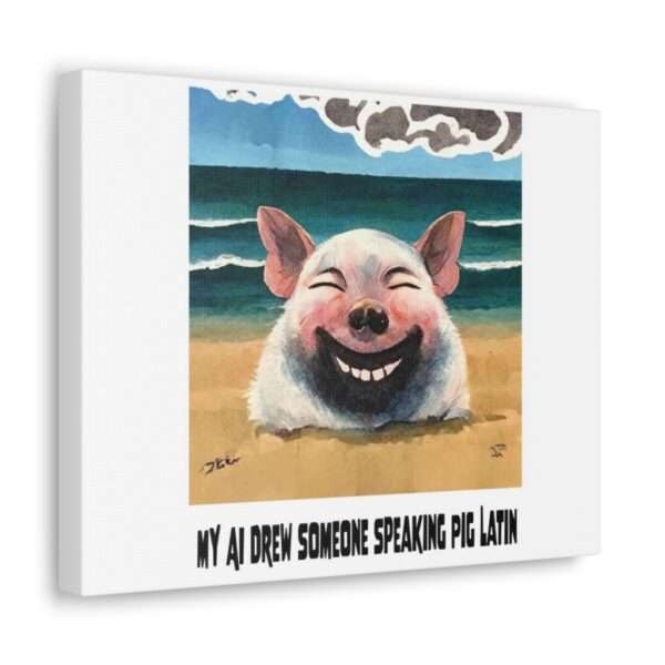 Canvas Gallery Wraps - My AI Drew Someone Speaking Pig Latin - Image 17