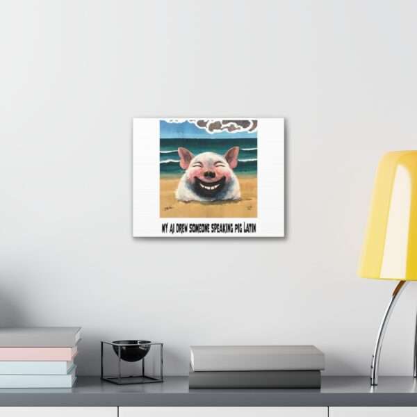 Canvas Gallery Wraps - My AI Drew Someone Speaking Pig Latin - Image 19