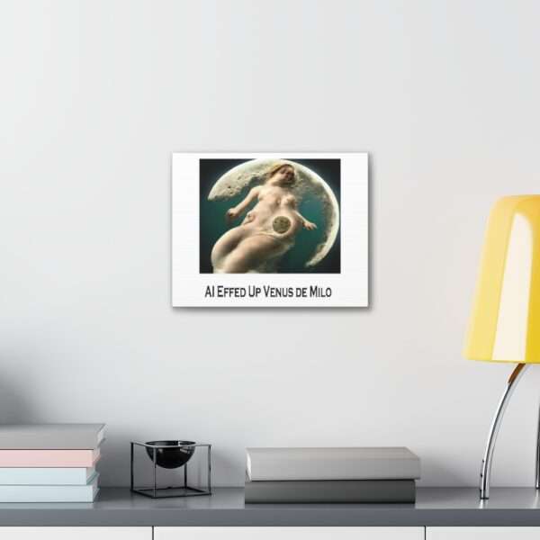 Funny Canvas Art Print Gallery Wrap - AI Effed Up Venus de Milo - Image 24