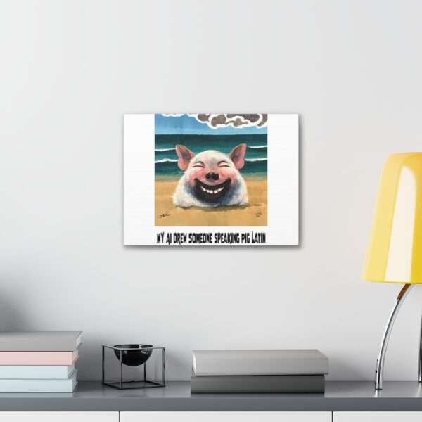 Canvas Gallery Wraps - My AI Drew Someone Speaking Pig Latin - Image 24