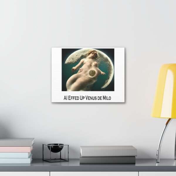 Funny Canvas Art Print Gallery Wrap - AI Effed Up Venus de Milo - Image 29