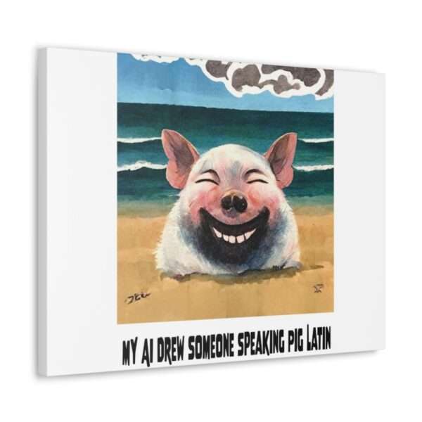 Canvas Gallery Wraps - My AI Drew Someone Speaking Pig Latin - Image 27