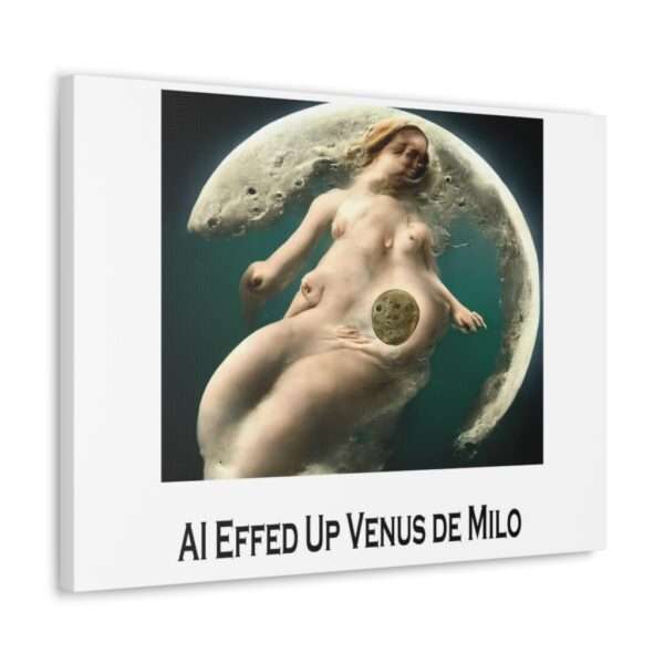 Funny Canvas Art Print Gallery Wrap - AI Effed Up Venus de Milo - Image 32