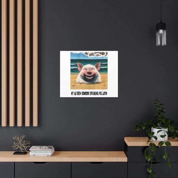 Canvas Gallery Wraps - My AI Drew Someone Speaking Pig Latin - Image 35