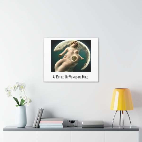 Funny Canvas Art Print Gallery Wrap - AI Effed Up Venus de Milo - Image 39