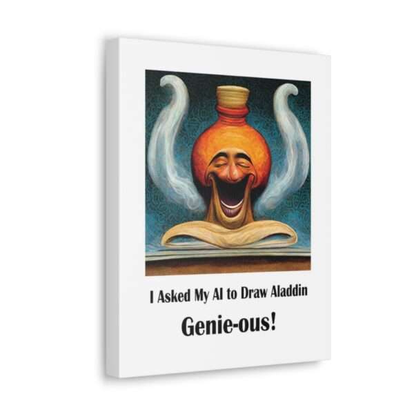 Canvas Gallery Wraps - I Asked My AI to Draw Aladdin – Genie-ous! - Image 7