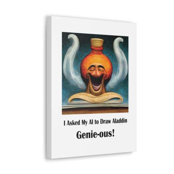 Canvas Gallery Wraps - I Asked My AI to Draw Aladdin – Genie-ous! - Image 12