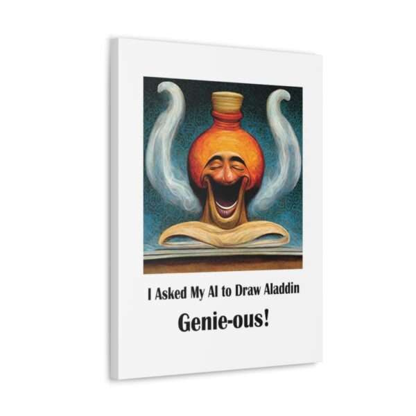 Canvas Gallery Wraps - I Asked My AI to Draw Aladdin – Genie-ous! - Image 17