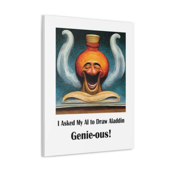 Canvas Gallery Wraps - I Asked My AI to Draw Aladdin – Genie-ous! - Image 22