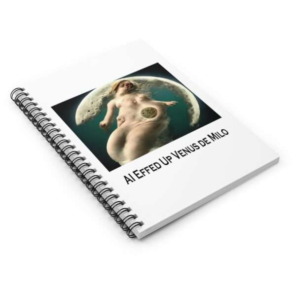 Spiral Notebook - Ruled Line - AI Effed Up Venus de Milo - Image 3