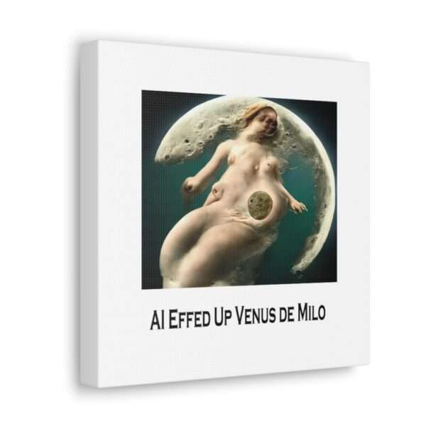 Funny Canvas Art Print Gallery Wrap - AI Effed Up Venus de Milo - Image 12