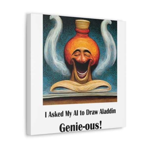 Canvas Gallery Wraps - I Asked My AI to Draw Aladdin – Genie-ous! - Image 27