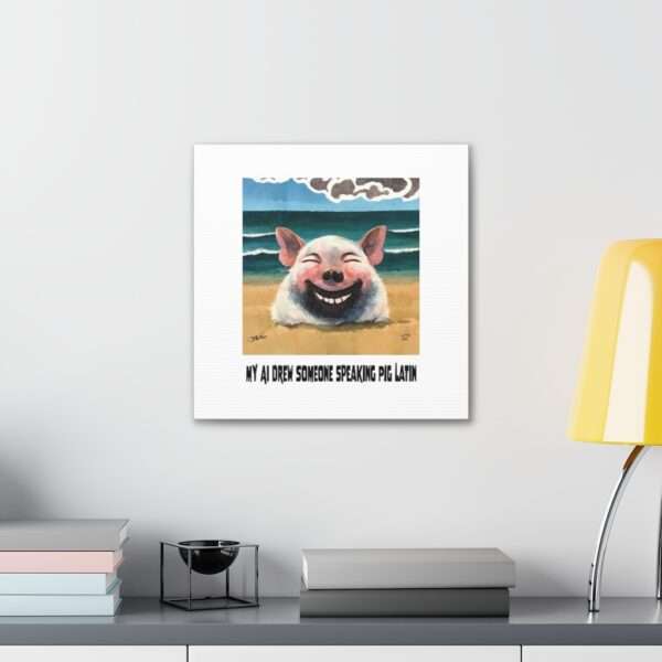 Canvas Gallery Wraps - My AI Drew Someone Speaking Pig Latin - Image 14