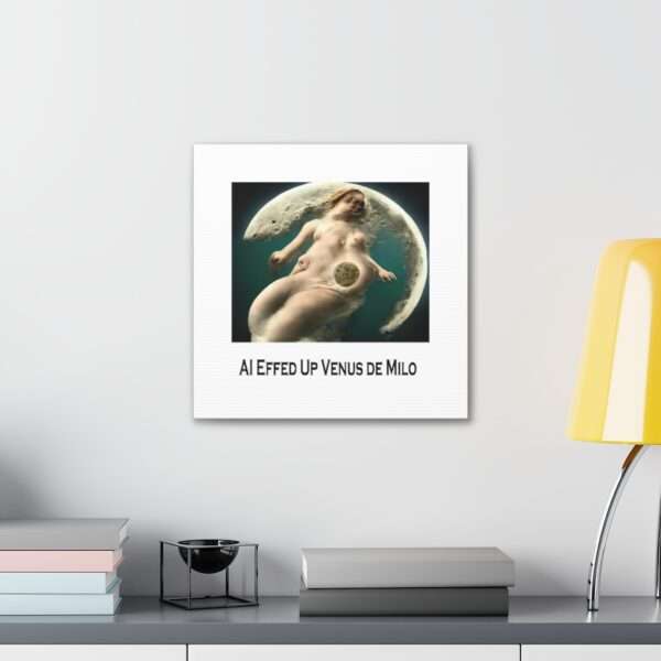 Funny Canvas Art Print Gallery Wrap - AI Effed Up Venus de Milo - Image 19