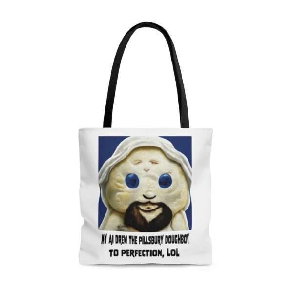 AOP Tote Bag - My AI Drew the Pillsbury Doughboy to Perfection, LOL - Image 5