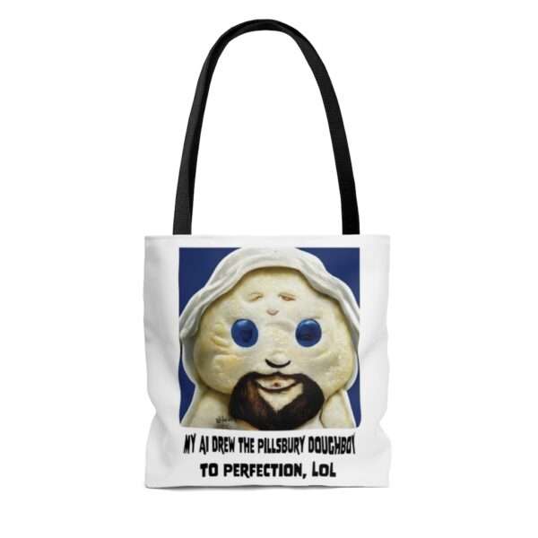 AOP Tote Bag - My AI Drew the Pillsbury Doughboy to Perfection, LOL - Image 4