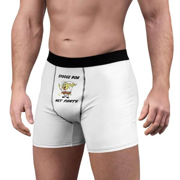 Men's Boxer Briefs - Spooge Bob Wet Pants - Image 5