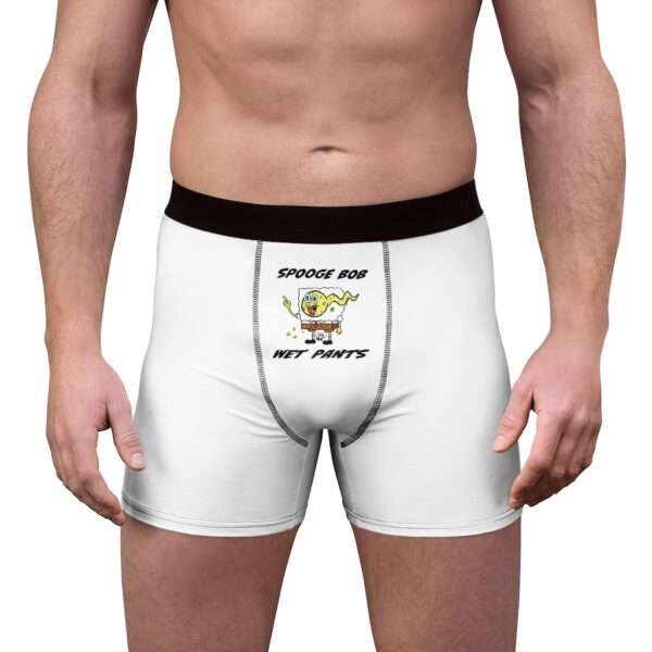 Men's Boxer Briefs - Spooge Bob Wet Pants