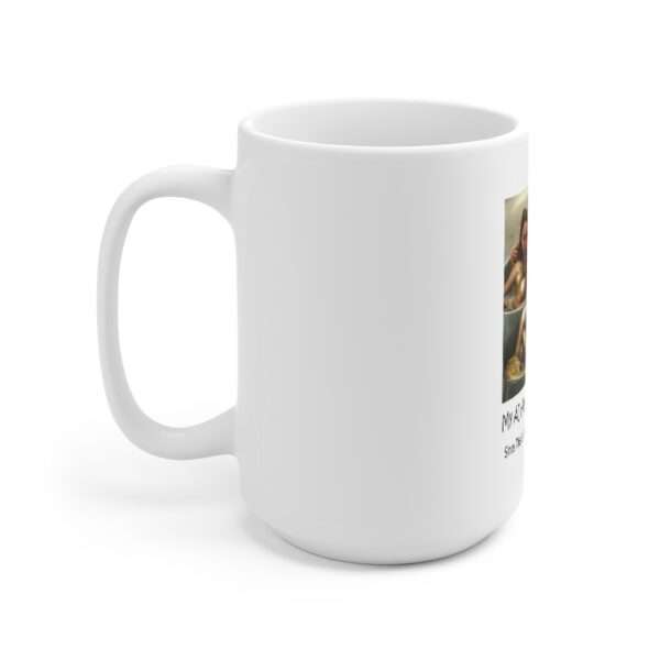 Ceramic Coffee Mug 15oz - My AI Has a Sense of Humor Since This Is It's Version of Women Bathing - Image 2