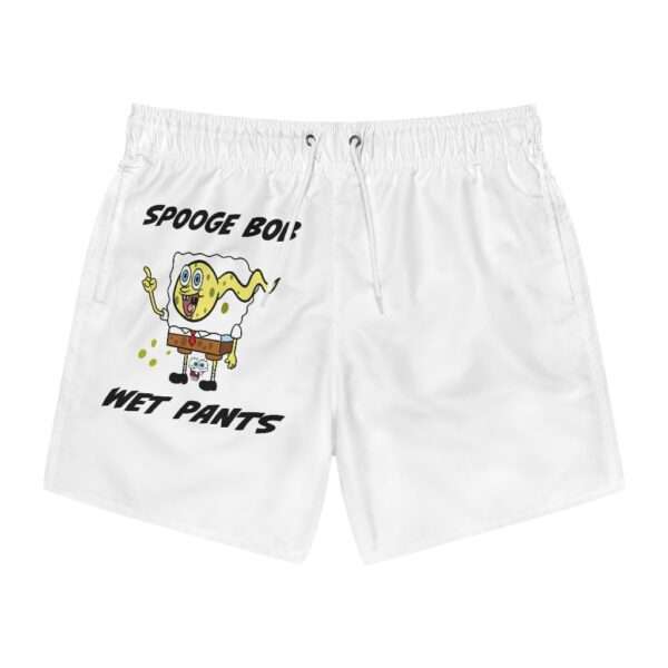 Men's Swim Trunks - Spooge Bob Wet Pants - Image 8