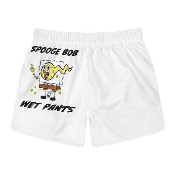 Men's Swim Trunks - Spooge Bob Wet Pants - Image 9