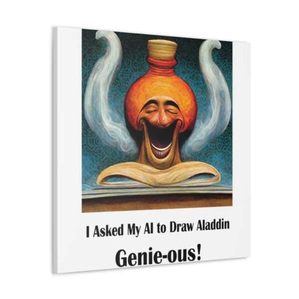 Canvas Gallery Wraps - I Asked My AI to Draw Aladdin – Genie-ous! - Image 52