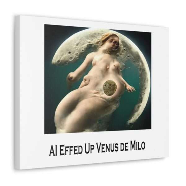 Funny Canvas Art Print Gallery Wrap - AI Effed Up Venus de Milo - Image 52