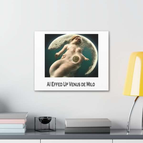 Funny Canvas Art Print Gallery Wrap - AI Effed Up Venus de Milo - Image 54