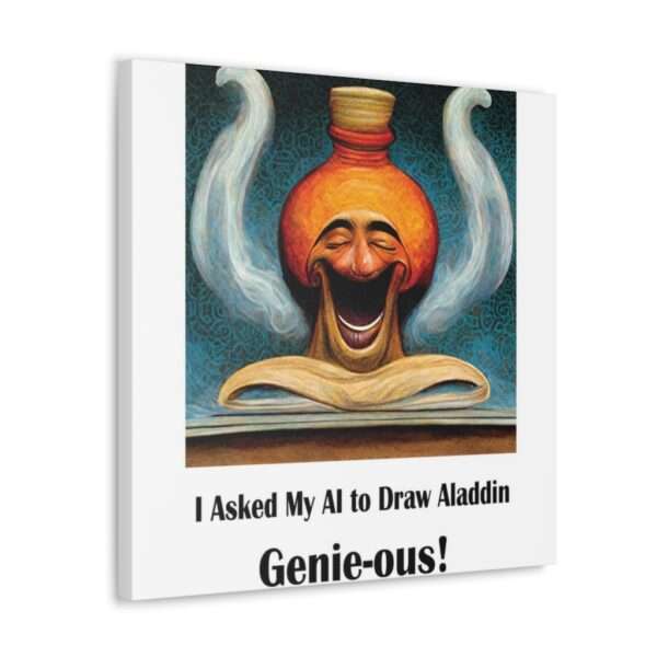 Canvas Gallery Wraps - I Asked My AI to Draw Aladdin – Genie-ous! - Image 42