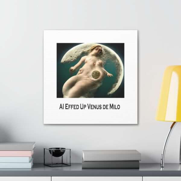 Funny Canvas Art Print Gallery Wrap - AI Effed Up Venus de Milo - Image 44