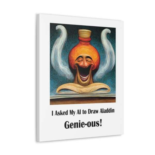 Canvas Gallery Wraps - I Asked My AI to Draw Aladdin – Genie-ous! - Image 37