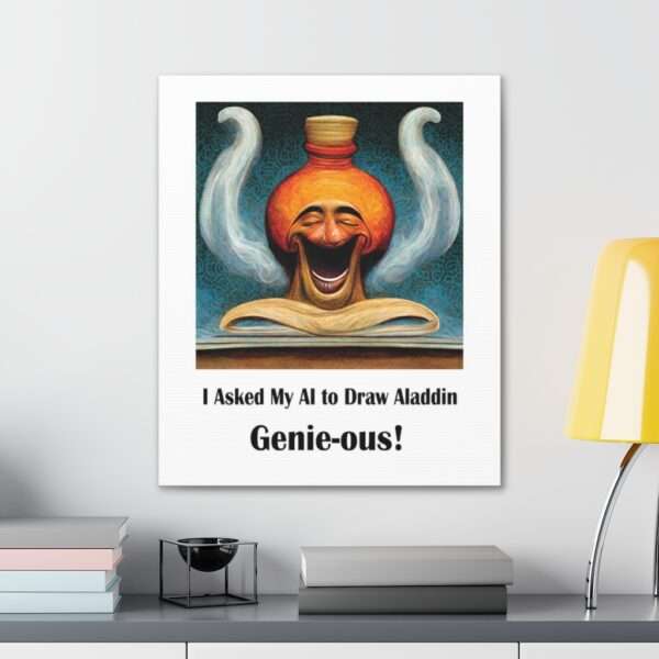 Canvas Gallery Wraps - I Asked My AI to Draw Aladdin – Genie-ous! - Image 39