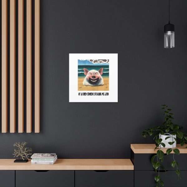 Canvas Gallery Wraps - My AI Drew Someone Speaking Pig Latin - Image 45