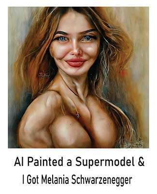 AI Painted a Supermodel & I Got Melania Schwarzenegger