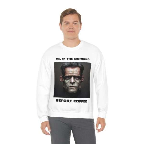 Unisex Heavy Blend™ Crewneck Sweatshirt - Me, in the Morning Before Coffee