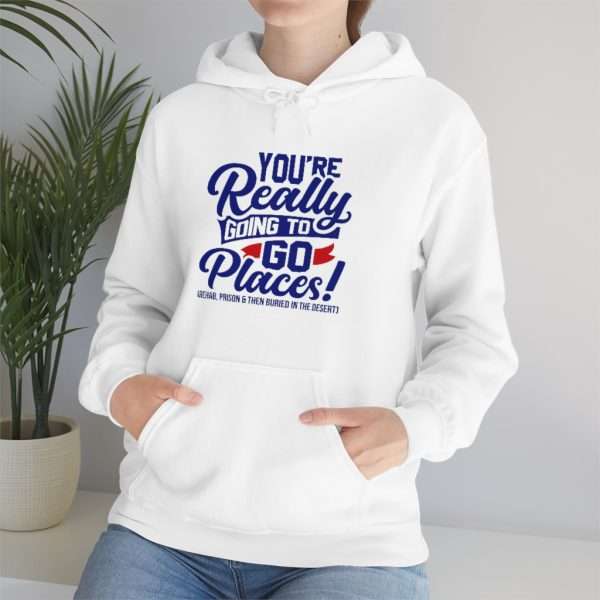 Unisex Heavy Blend™ Hooded Sweatshirt - You’re Really Going to Go Places! (Rehab, Prison & Then Buried in the Desert) - Image 6