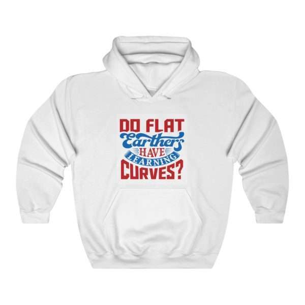 Unisex Heavy Blend™ Hooded Sweatshirt - Do Flat Earthers Have Learning Curves?