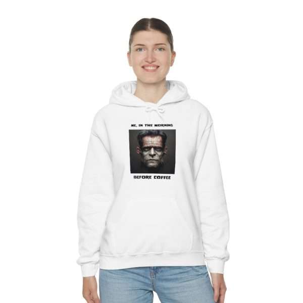 Unisex Heavy Blend™ Hooded Sweatshirt - Me, in the Morning Before Coffee