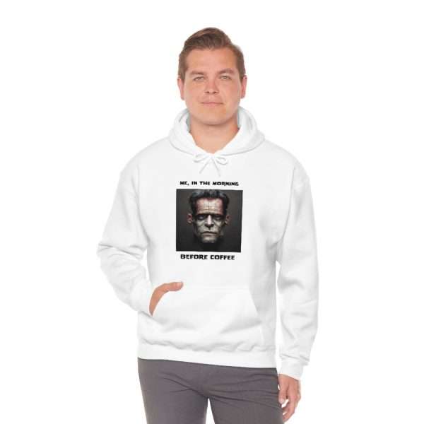 Unisex Heavy Blend™ Hooded Sweatshirt - Me, in the Morning Before Coffee - Image 5