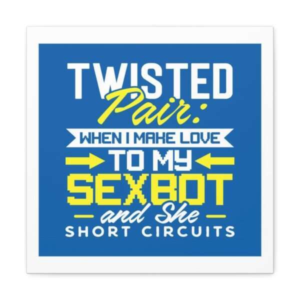 Canvas Gallery Wraps - Twisted Pair: When I Make Love to My Sexbot and She Short Circuits - Image 16