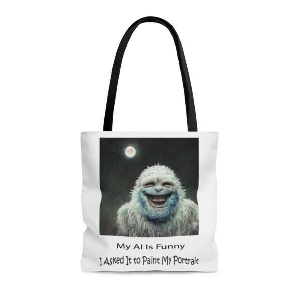 AOP Tote Bag - My AI Is Funny. I Asked It to Paint My Portrait.