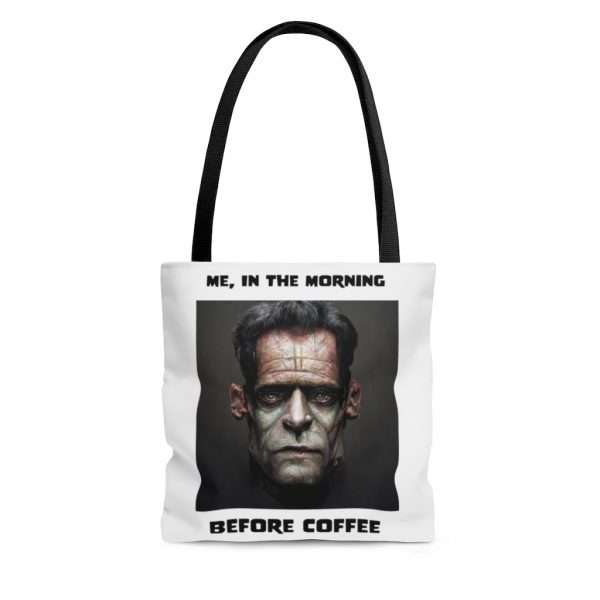 AOP Tote Bag - Me, in the Morning Before Coffee - Image 3